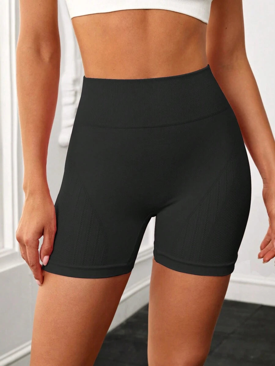 Short Fitness Feminino Sem Costura para Corrida e Treino