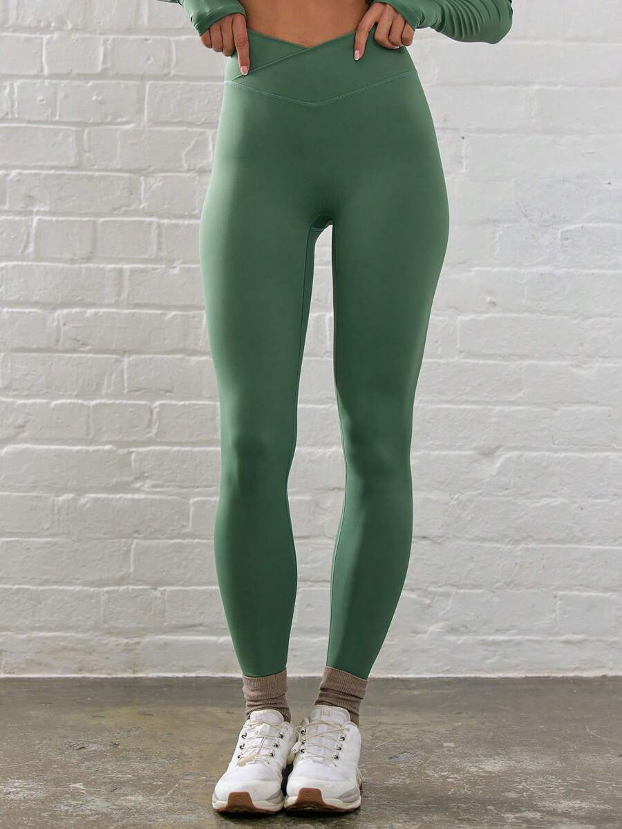 Legging Fitness Feminina com Efeito Degradê e Cintura Alta