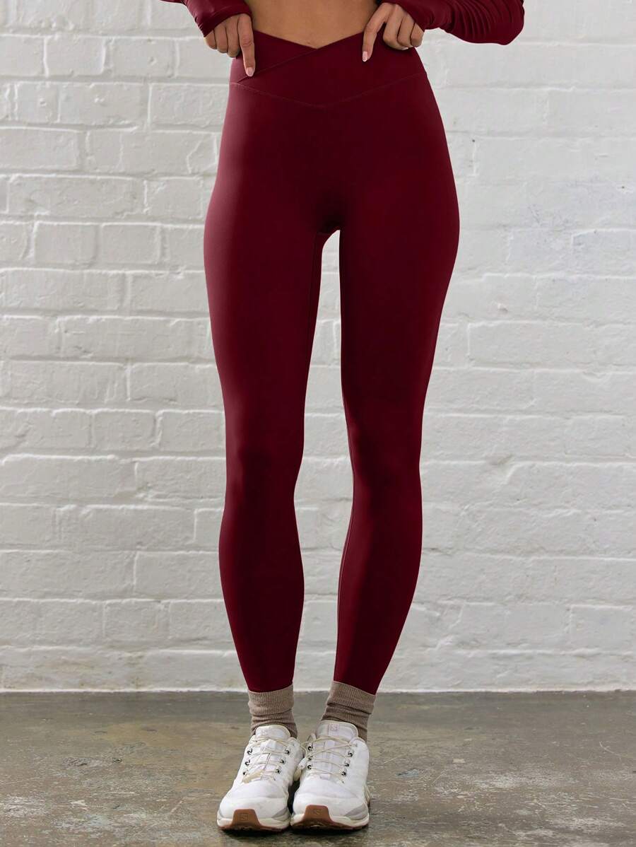 Legging Fitness Feminina com Efeito Degradê e Cintura Alta