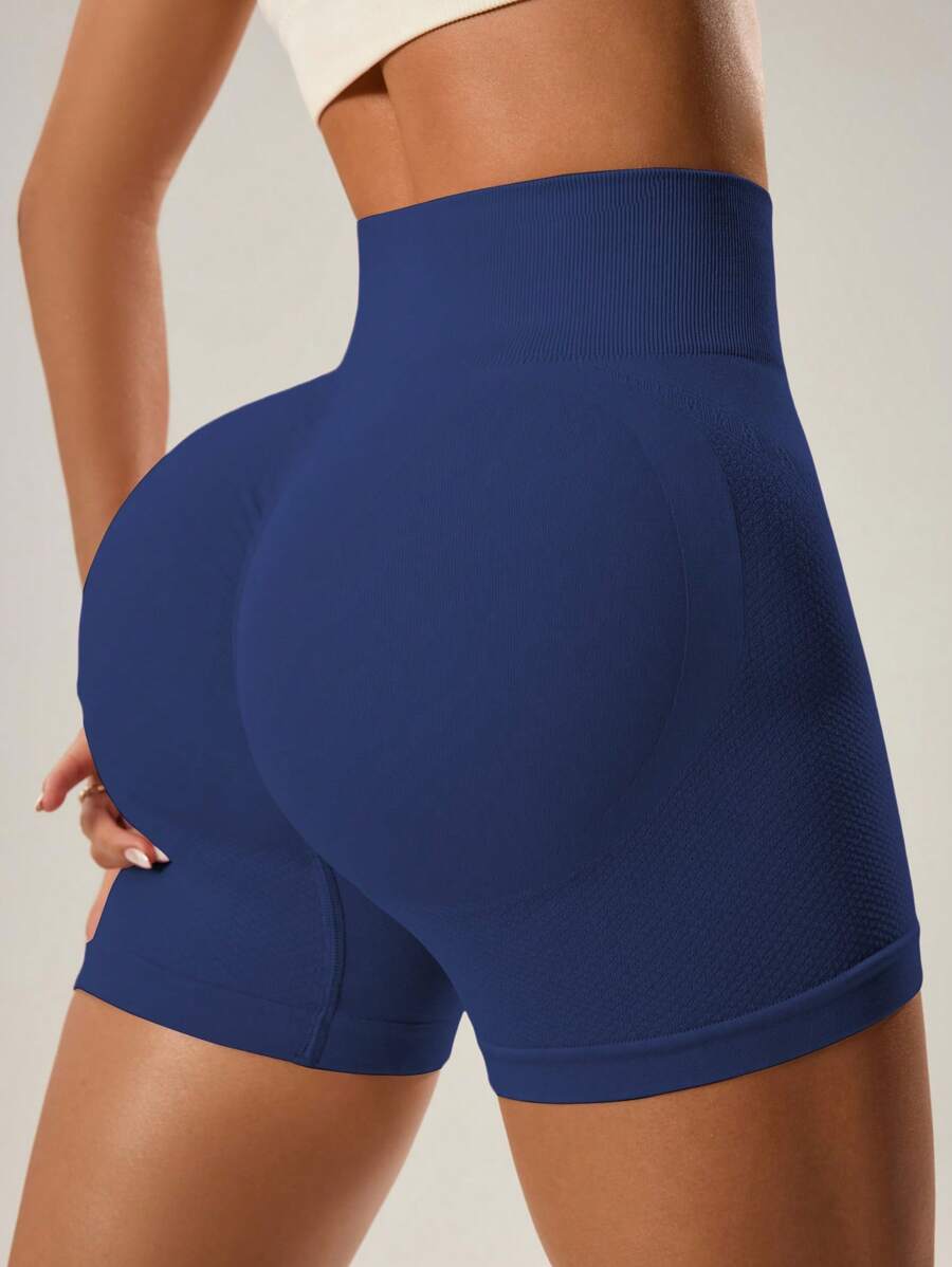 Short Fitness Feminino Sem Costura para Corrida e Treino
