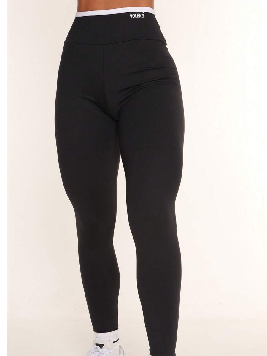 Legging Fitness Feminina Duo de Cintura Alta Zero Transparência