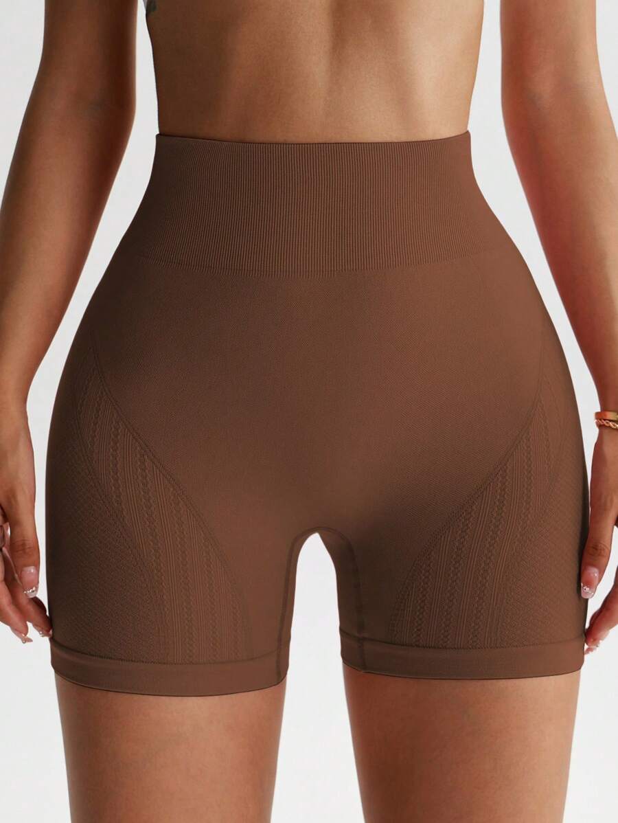 Short Fitness Feminino Sem Costura para Corrida e Treino