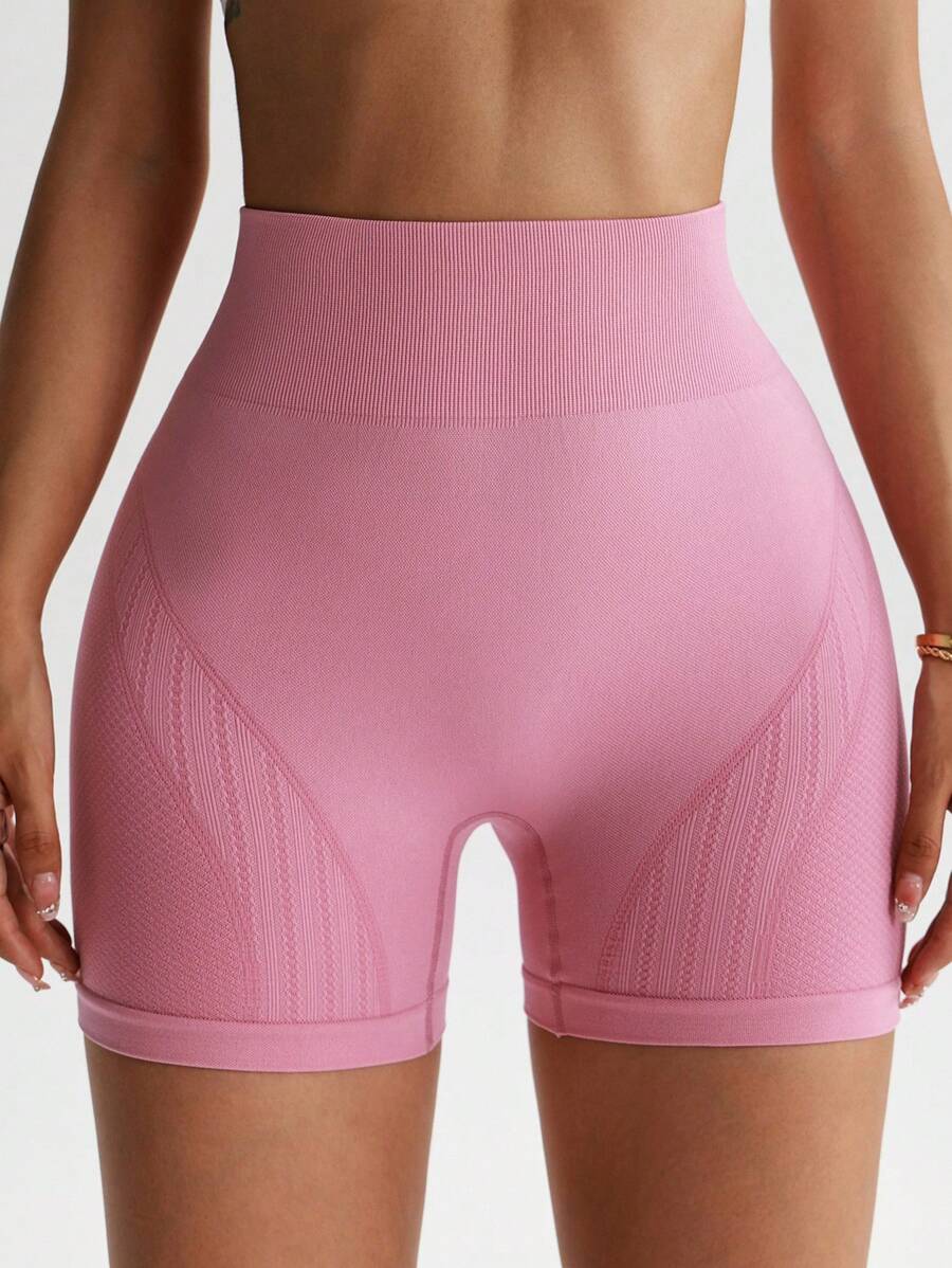 Short Fitness Feminino Sem Costura para Corrida e Treino