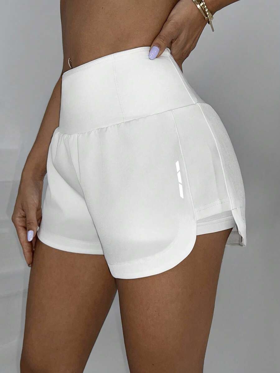 Short Fitness Feminino de Cintura Alta para Treino