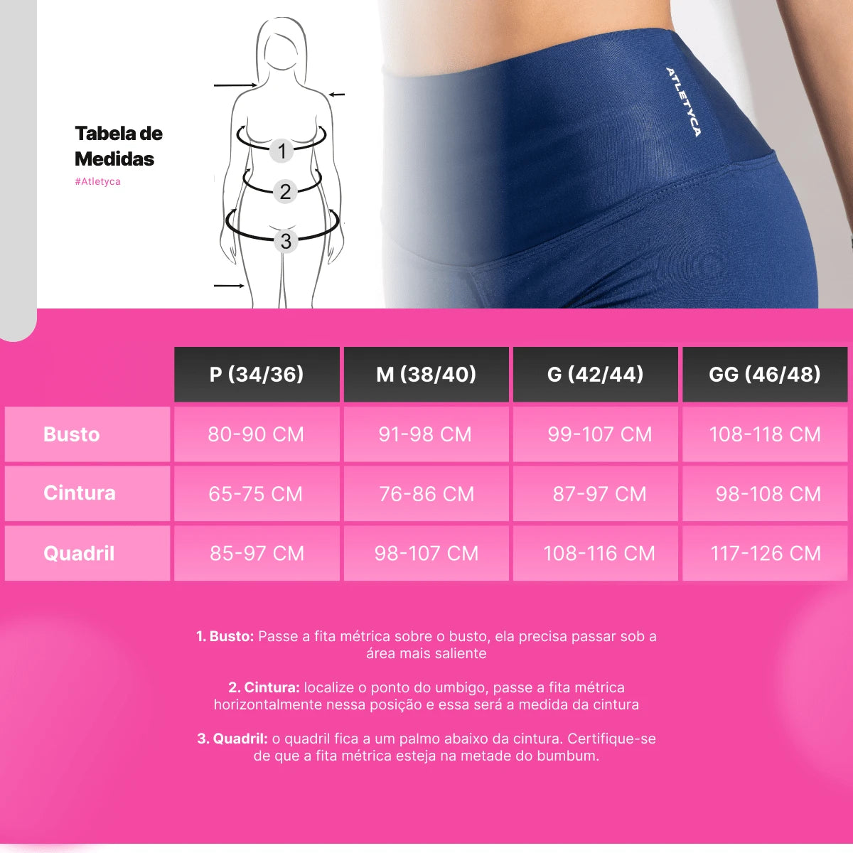 Legging Fitness Feminina Zero Transparência para Academia