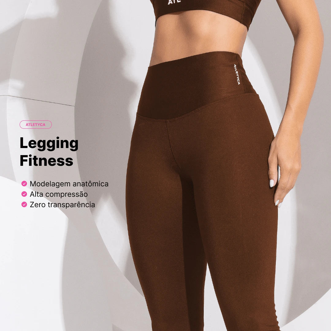 Legging Fitness Feminina Zero Transparência para Academia