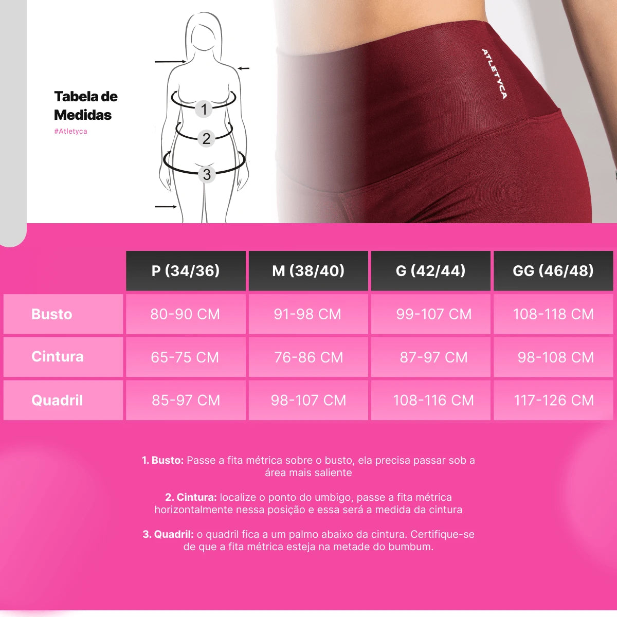 Legging Fitness Feminina Zero Transparência para Academia
