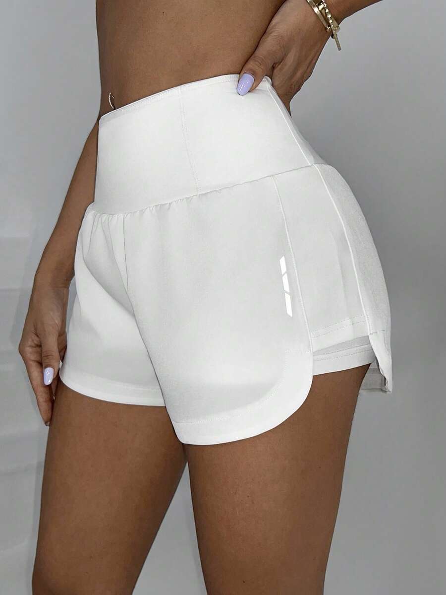 Short Fitness Feminino de Cintura Alta para Treino