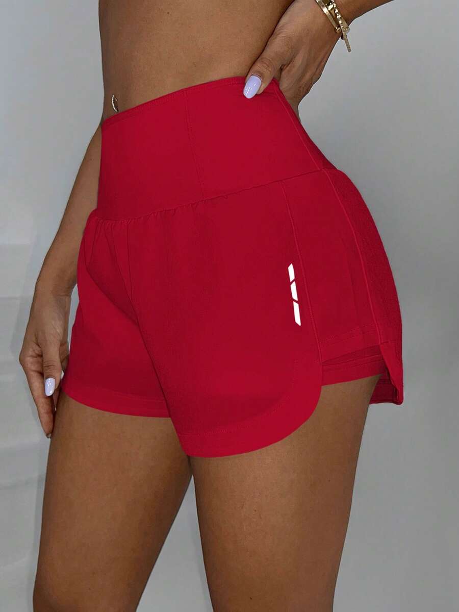 Short Fitness Feminino de Cintura Alta para Treino
