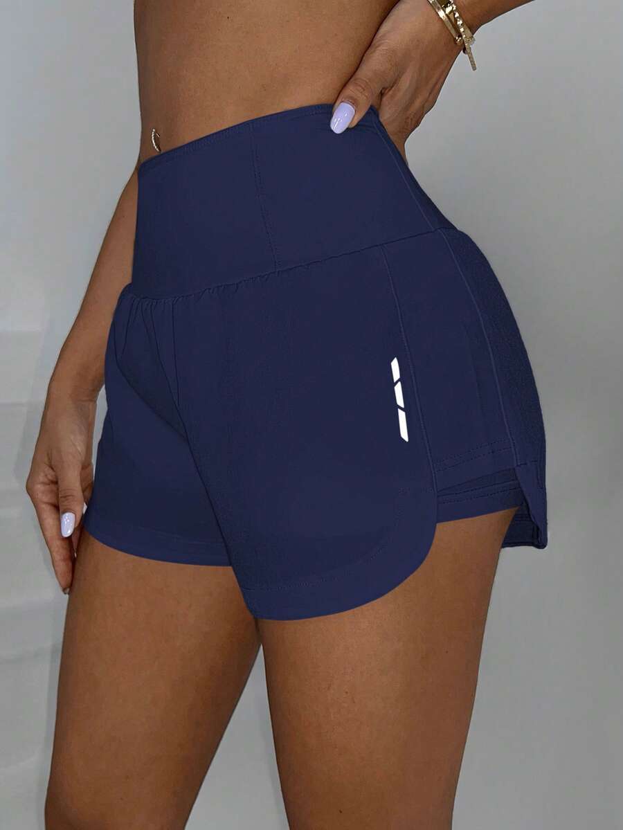 Short Fitness Feminino de Cintura Alta para Treino