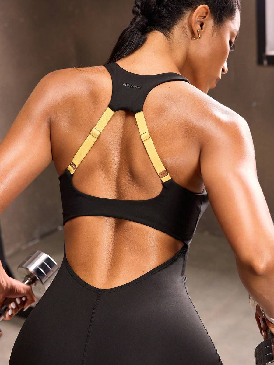 Macaquinho Fitness Feminino Sem Mangas para Treino