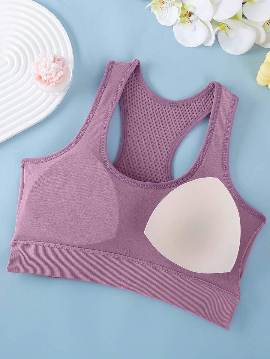 Top Fitness Feminino com Costas Nadador para Yoga e Corrida