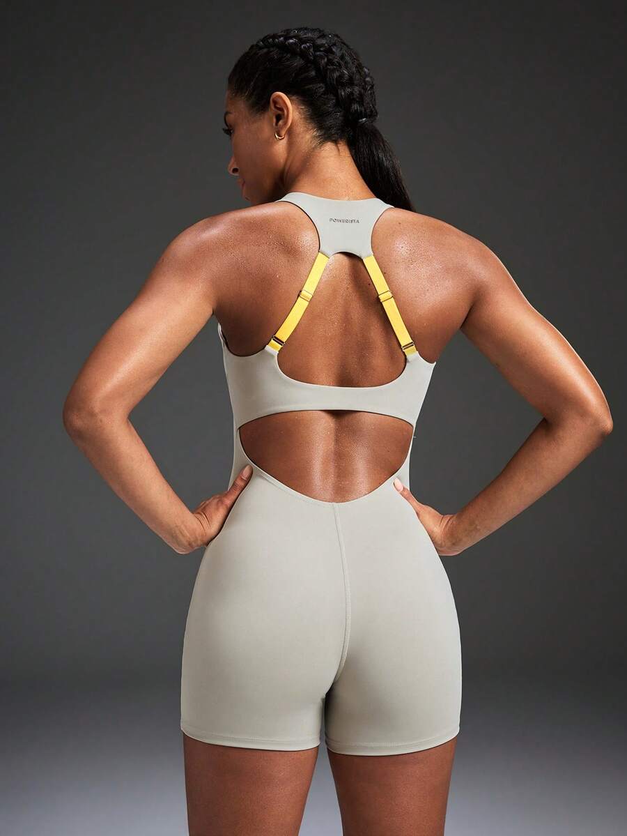 Macaquinho Fitness Feminino Sem Mangas para Treino