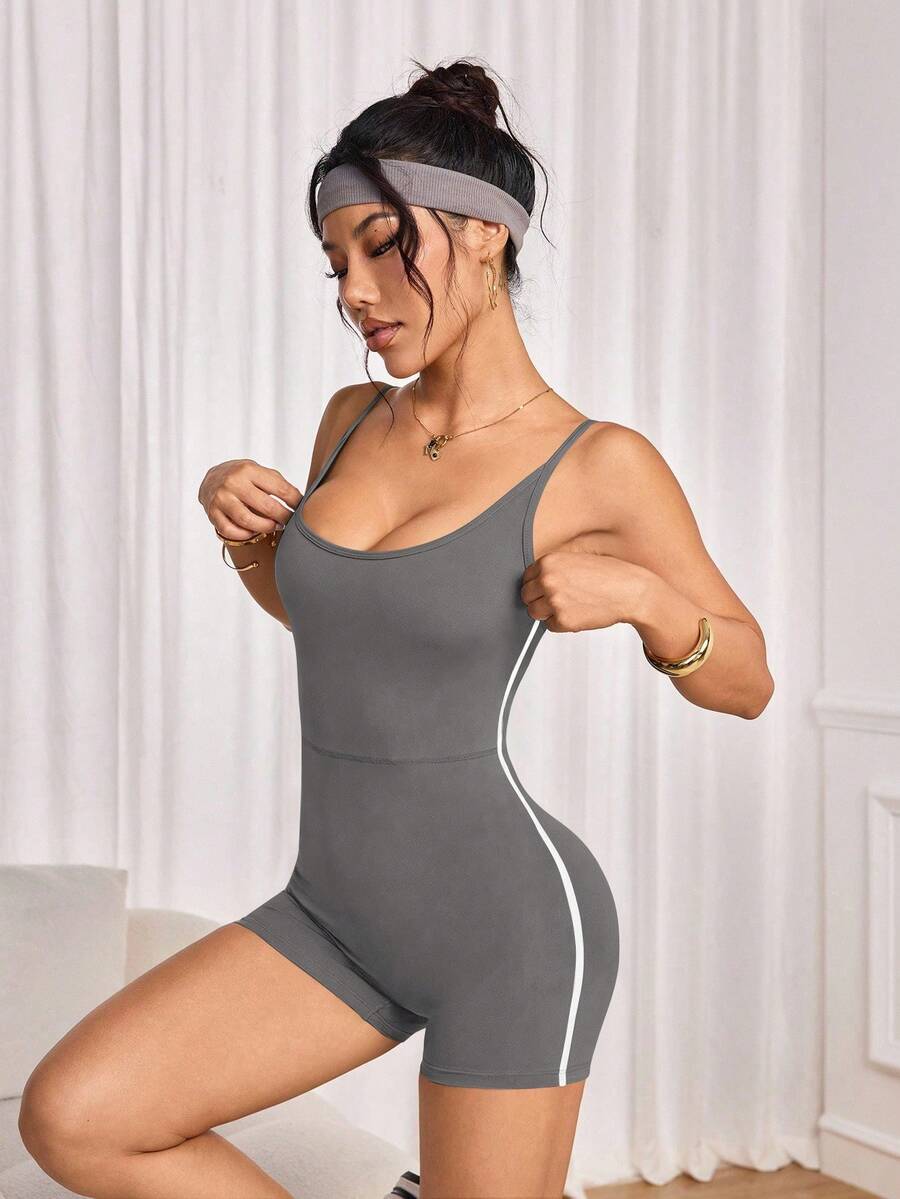 Macacão Fitness Feminino Ajustado para Academia e Corrida