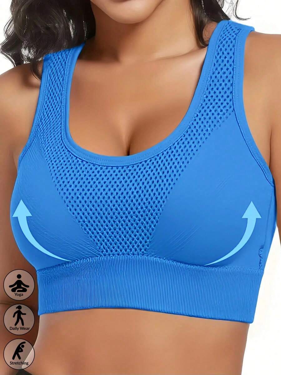 Top Fitness Feminino com Costas Nadador para Yoga e Corrida