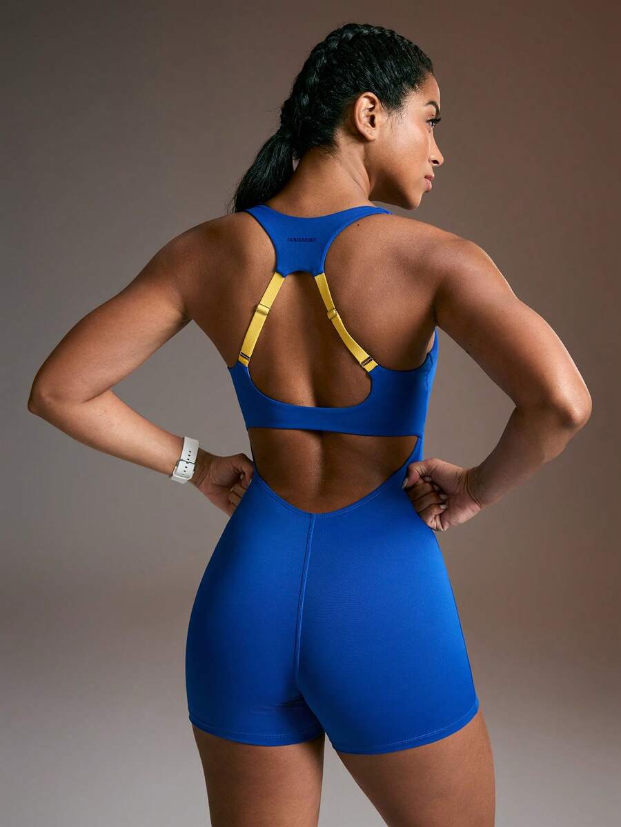 Macaquinho Fitness Feminino Sem Mangas para Treino