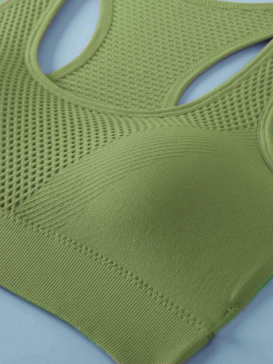 Top Fitness Feminino com Costas Nadador para Yoga e Corrida