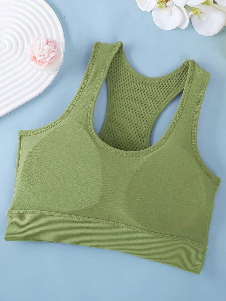 Top Fitness Feminino com Costas Nadador para Yoga e Corrida