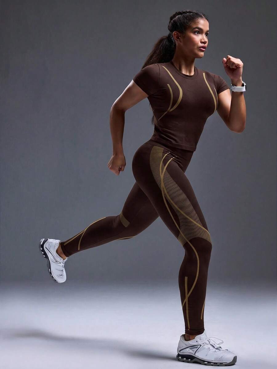 Legging Fitness Feminina Sem Costura para Yoga