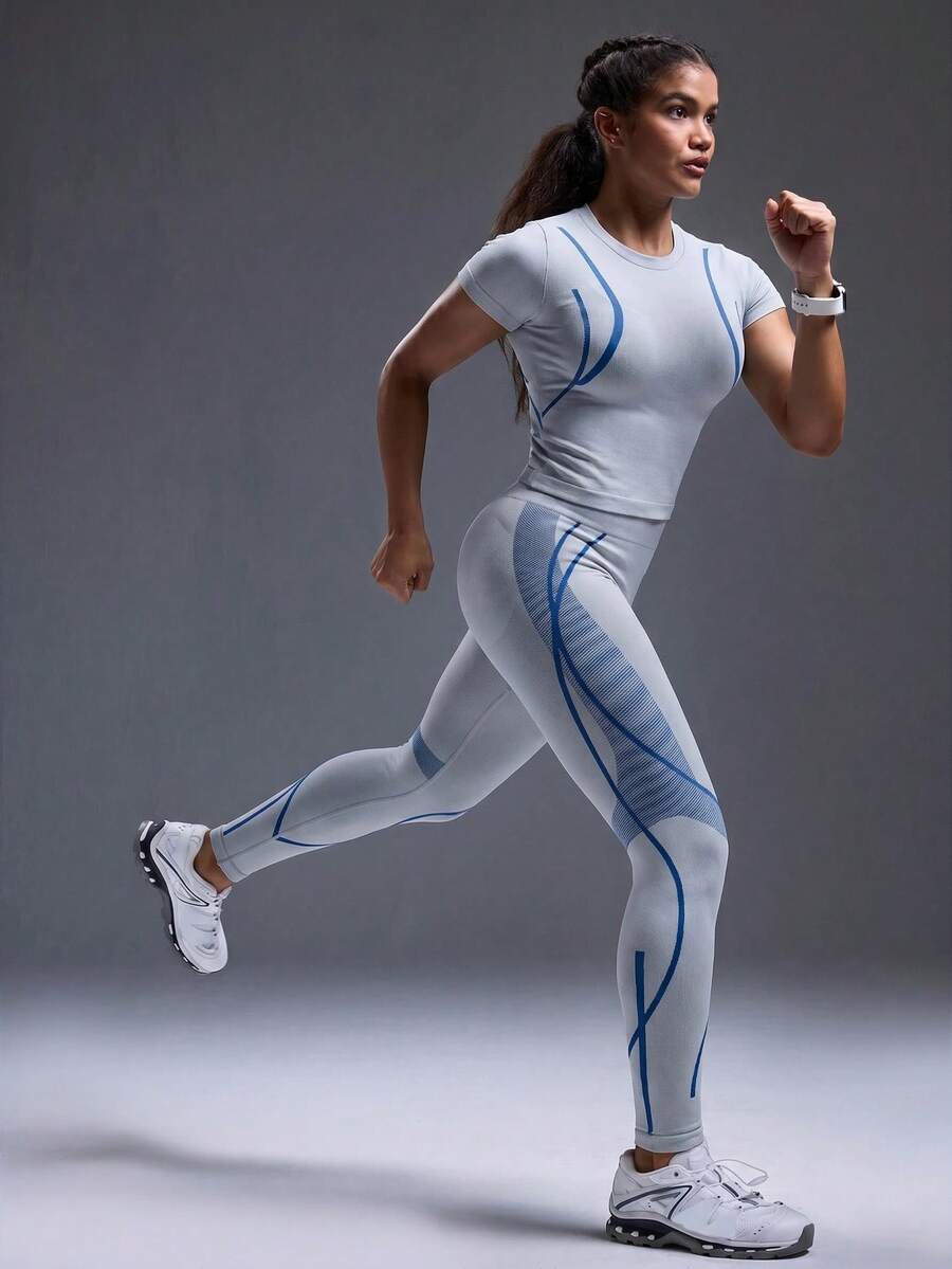 Legging Fitness Feminina Sem Costura para Yoga