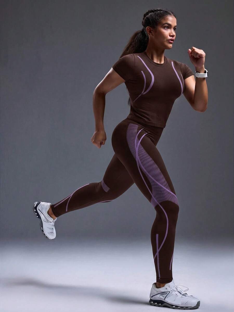 Legging Fitness Feminina Sem Costura para Yoga