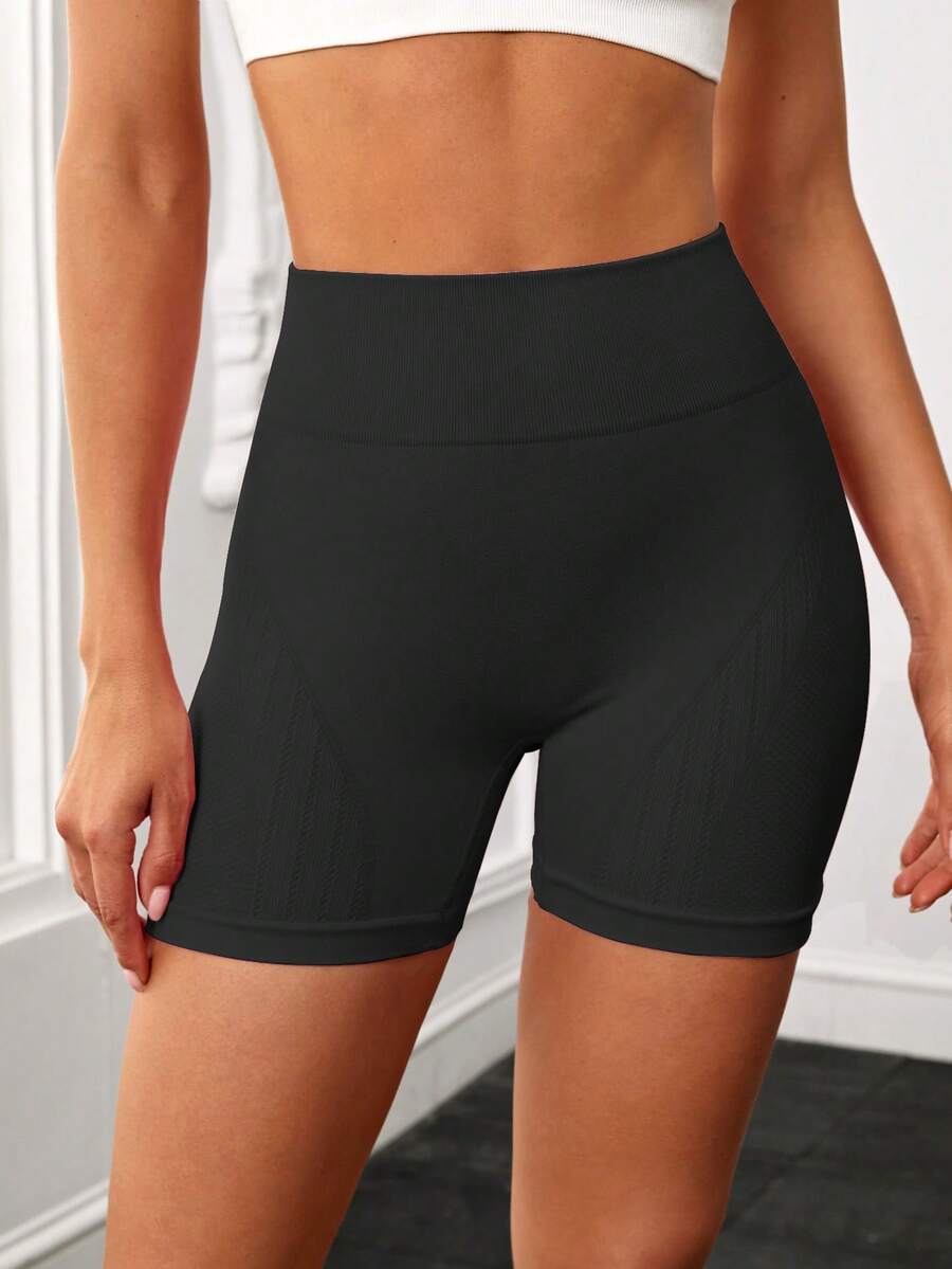 Short Fitness Feminino Sem Costura para Corrida e Treino