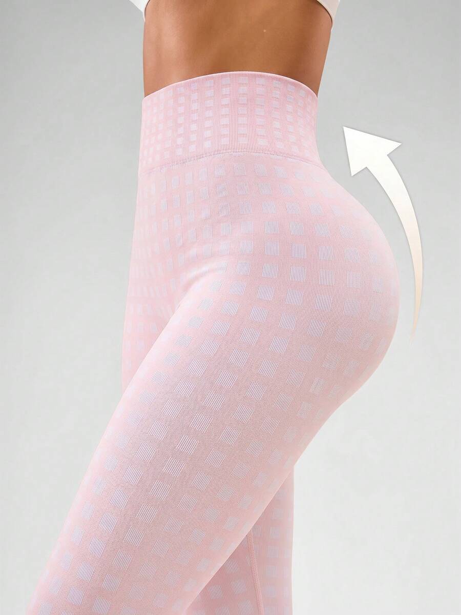 Legging Fitness Feminina Sem Costura de Cintura Alta