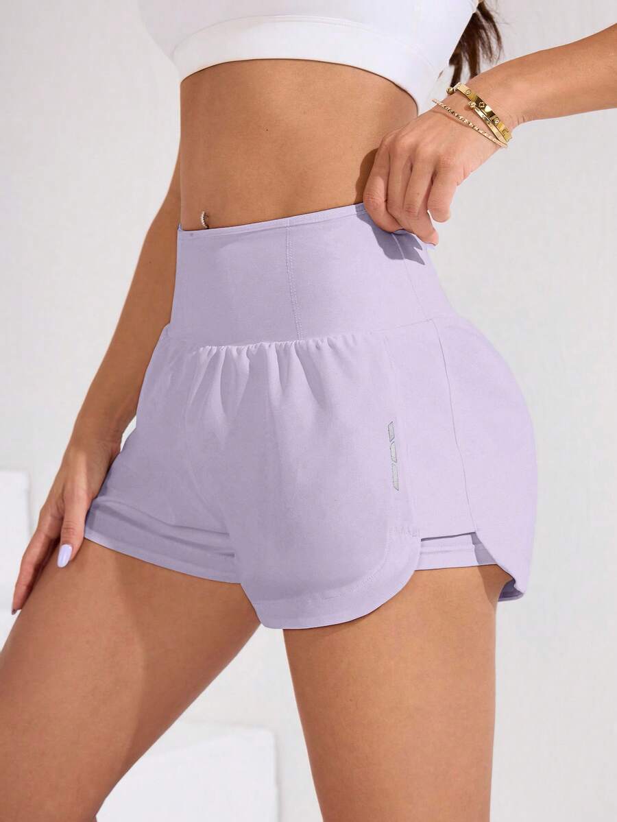 Short Fitness Feminino de Cintura Alta para Treino