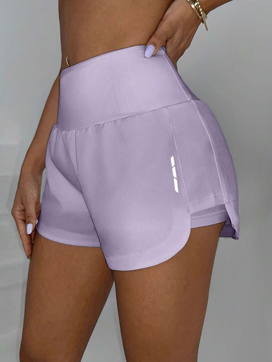 Short Fitness Feminino de Cintura Alta para Treino