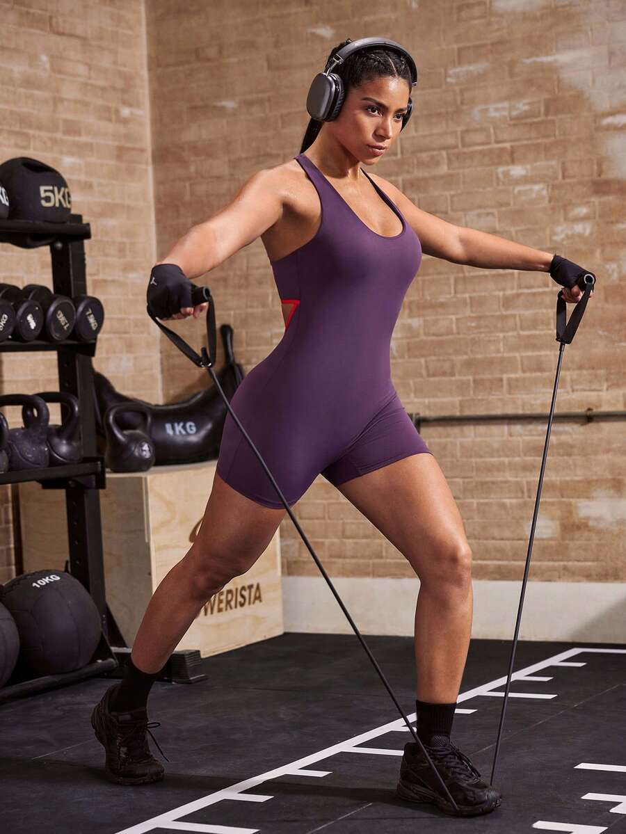 Macaquinho Fitness Feminino Sem Mangas para Treino