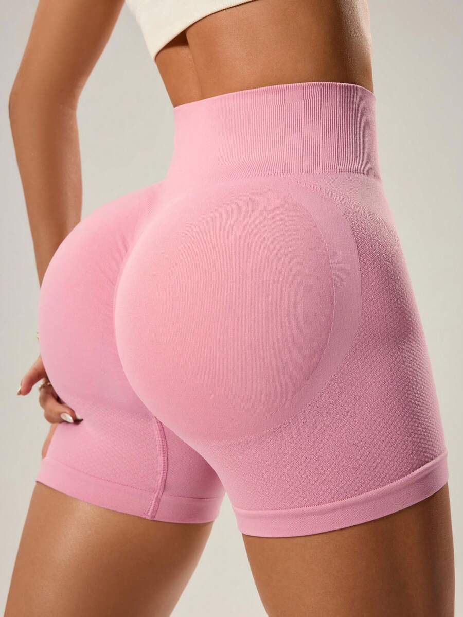 Short Fitness Feminino Sem Costura para Corrida e Treino